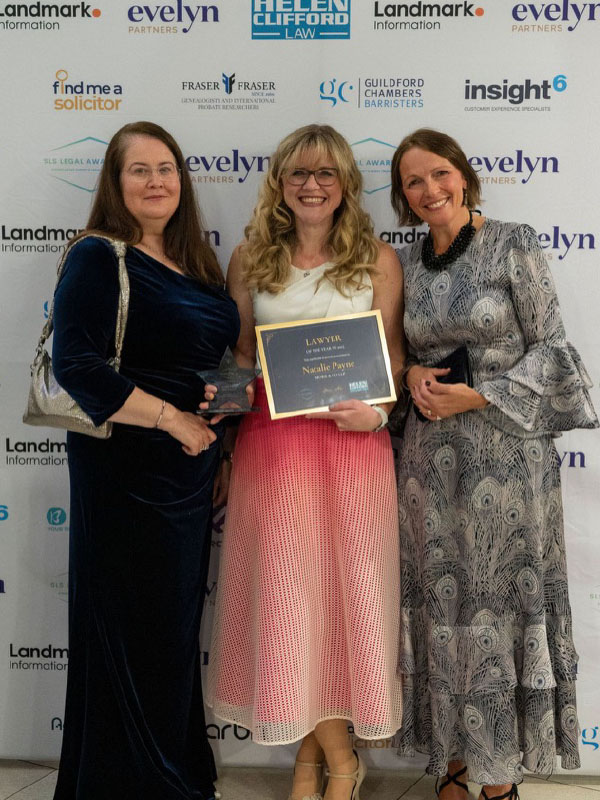 Surrey Law Society Legal Awards - Lawyer of the Year 2025