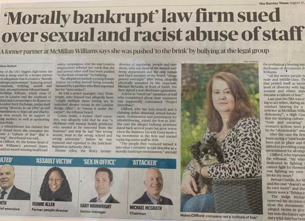 Helen Clifford Law - Bullying in the legal profession